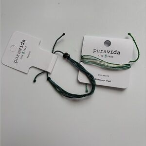 Set of Two Pura Vida Bracelets